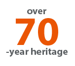 over 70-year heritage
