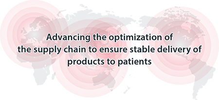 Advancing the optimization of the supply chain to ensure stable delivery of products to patients